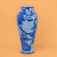 Bình Hoa Ngư Tụ Khánh Lam Ngọc Bình An 2